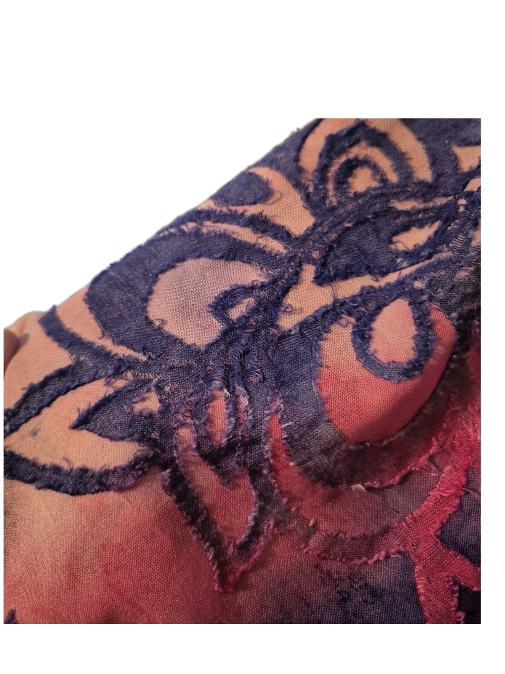 Ruby Rd. Pink & Purple Floral Tie-Front Tunic - Picture 6 of 10